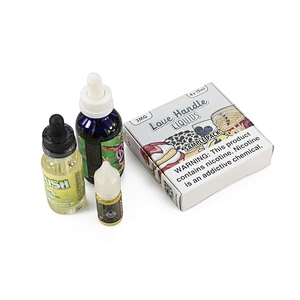 4x15ml plane paper package box matt lamination and customized printing