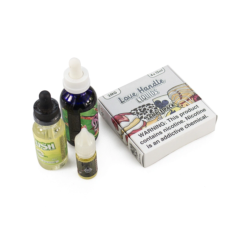 4x15ml plane paper package box matt lamination and customized printing