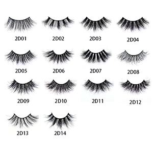 2021 Newest Silk Mink Synthetic fiber 8-30MM 3D 5D 8D Top Quality False Eyelash Factory for Amazon Alibaba Express