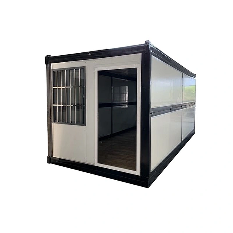Folding container house prefab shipping modular office steel building office cafe low cost China easy assembly home