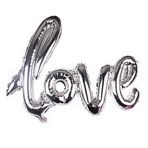Helium Aluminium Advertising Gold LOVE Letter Foil Balloon for Wedding decoration