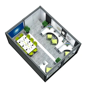 Casa contenedor plegable modular prefabricada de precio competitivo para vivir
