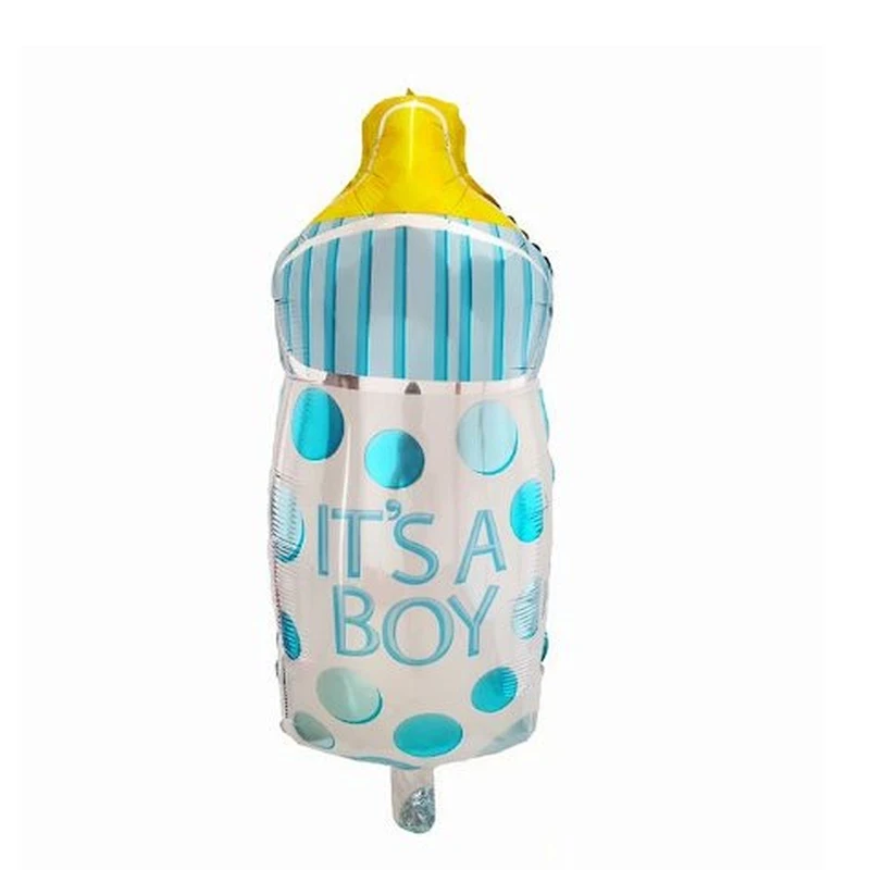 Angel Baby Shower Foil Balloons Boys Girls Birthday Party Newborn Kids Party Decoration Air Globos Blue Pink Mix Baloes Supplies