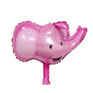 wholesale mini size animal  foil balloons for  Birthday Party Decorations Kids inflate Zebra cow lion tiger monkey foil balloons