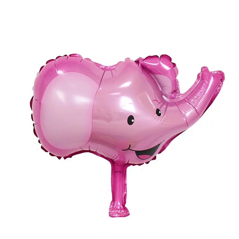 wholesale mini size animal  foil balloons for  Birthday Party Decorations Kids inflate Zebra cow lion tiger monkey foil balloons