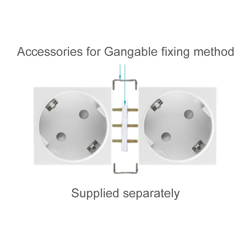 Sinoamigo F6-DS/Schuko Socket 45°, Gangable