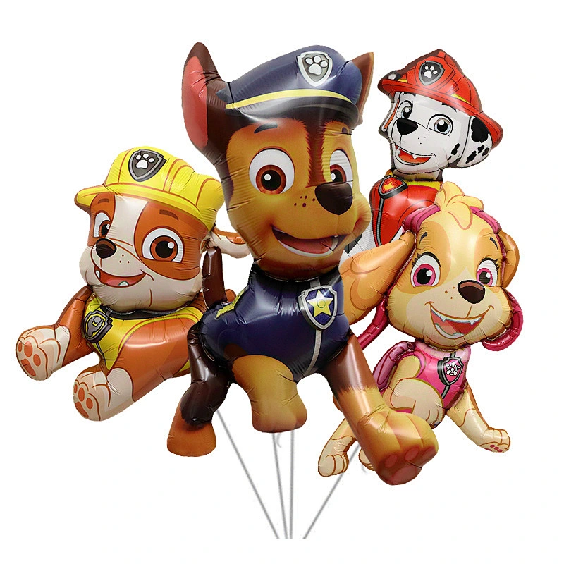New design Cartoon foil helium Paw dog balloon kids birthday party decoration party supplies Hot sell Patrol