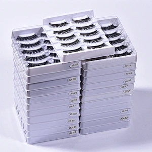Factory Hot Sale 5Pairs False Eyelashes Natural Synthetic Eye Lashes Vendors For Eye Decoration