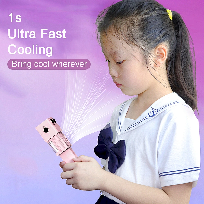 Mini Handheld fan Small portable fans for women kids USB Rechargeable Quiet 3 Speeds Personal electronic Cooling blower for Outdoor Travel
