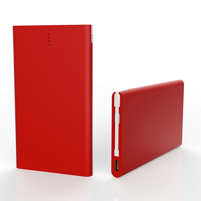 Portable Slim 4000Mah Power Bank Metal Body Cool Power Banks With Fast Charging Speed S-19
