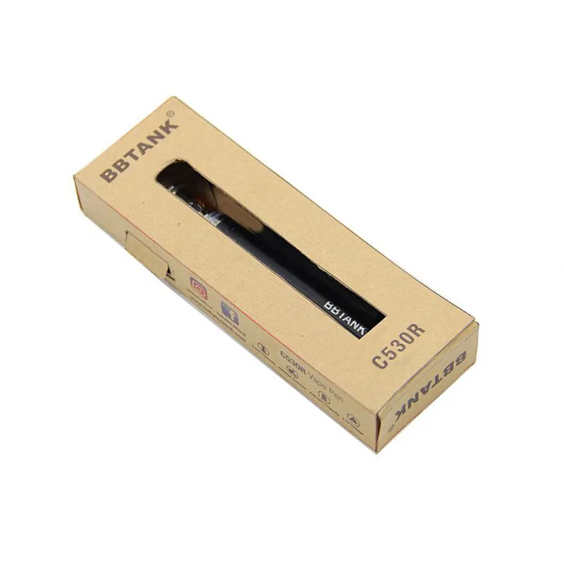 Cbd Oil Ceramic Vape Pen 0.5ml C530r With 530mah Rechargeable Battery