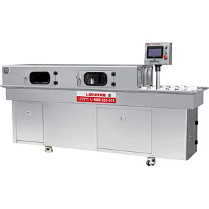 Siemens Touch Screen PLC Control Water Rising Bottle Washing Machine With Spray & Air Blowing Function