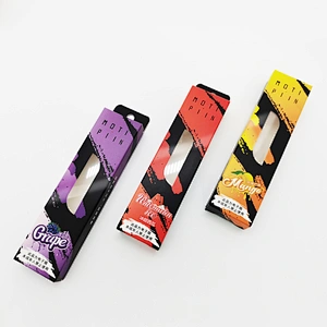 paper box with plastic insert for dispoable vape pen