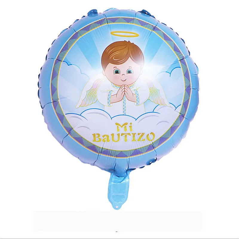 Hot sale 18 inch Baby Boy It's a Girl Foil balloons Round shape helium globos for baby shower birthday party decoration