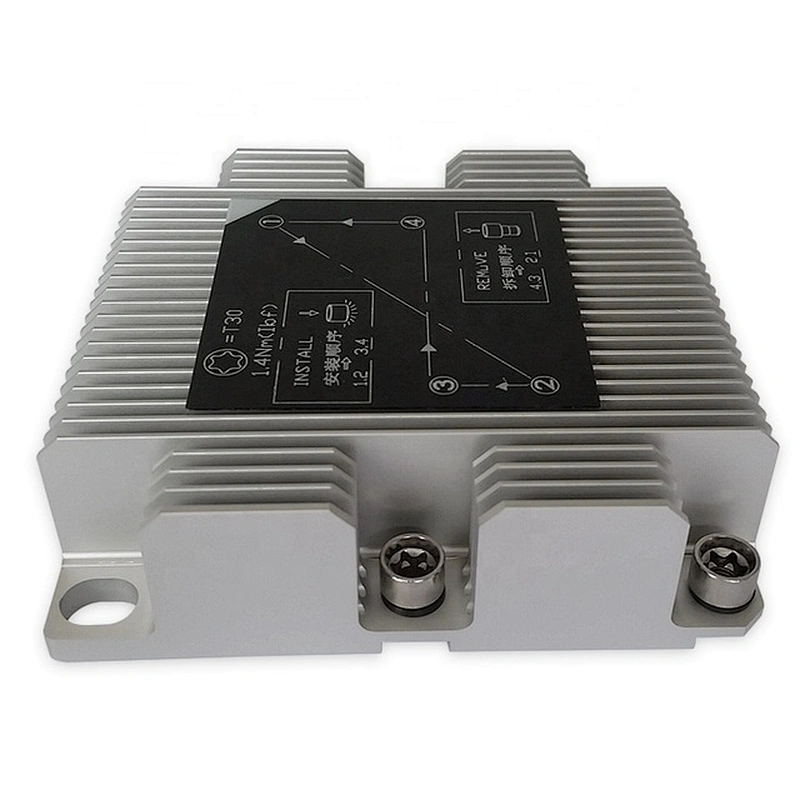 3647 square 1U server aluminum extruded profile heatsink