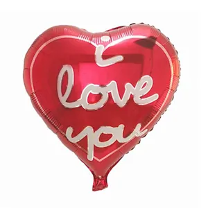 10pcs Love Heart Wedding Balloons Valentines Day Anniversary Party Decoration Inflatable I Love You Helium Balloon Gift Globos