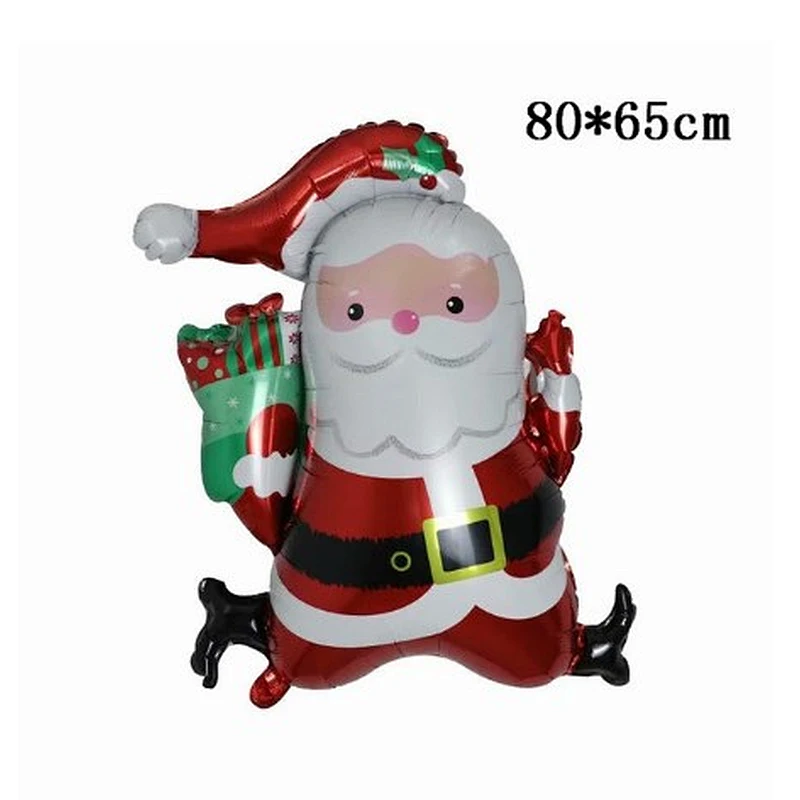 Christmas Foil Balloons Christmas Tree Christmas Socks Snowman Santa Claus Balloon Merry Christmas Party Decoration Globos