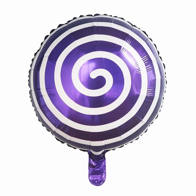 18'' Sweet Candy Lollipop Swirls Peppermint helium Balloons Candy land Party Wedding Party Decor prop Foil Balloon
