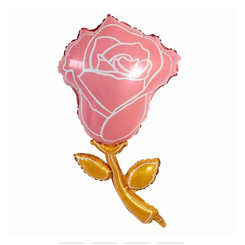 Whosale Multiple Style Weeding Decoration Foil Balloons Red Heart Love Letter Lip Inflatable Aluminum Film Balloon For Happy Valentines Day Bride Shower Decoration
