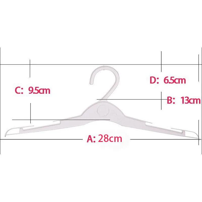 3102 white plastic children hanger ( 3102-28cm) for top