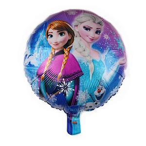 2021 hot sale high quality frozen foil balloons kids toy party decoration princes helium ballon