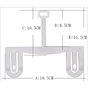 Natural Color Plastic Combination Hanger for Cloth