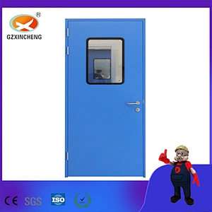 Metal Steel Airtight Sliding Cleanroom Medical Laboratory Hermetic Operating Clean Room Automatic Hospital Doors for Hospital