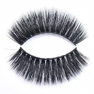 10Pairs Waterproof Synthetic Eyelashes Adhesive False Eyelashes