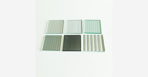 Tempered toughened fluted reeded glass cut to size