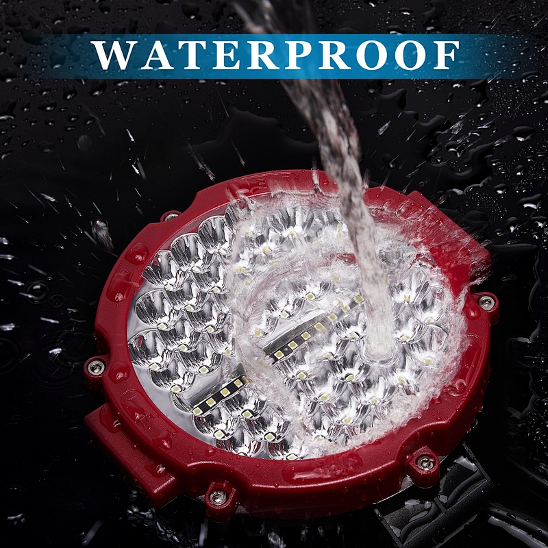 Red 7 inch Round 2021 Auxiliary Offroad Driving Light 210W 7 inch for 4x4 led off road driving lamp 4x4 4WD led spot light