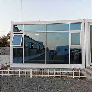 Casa contenedor de diseño de estructura de acero prefabricada