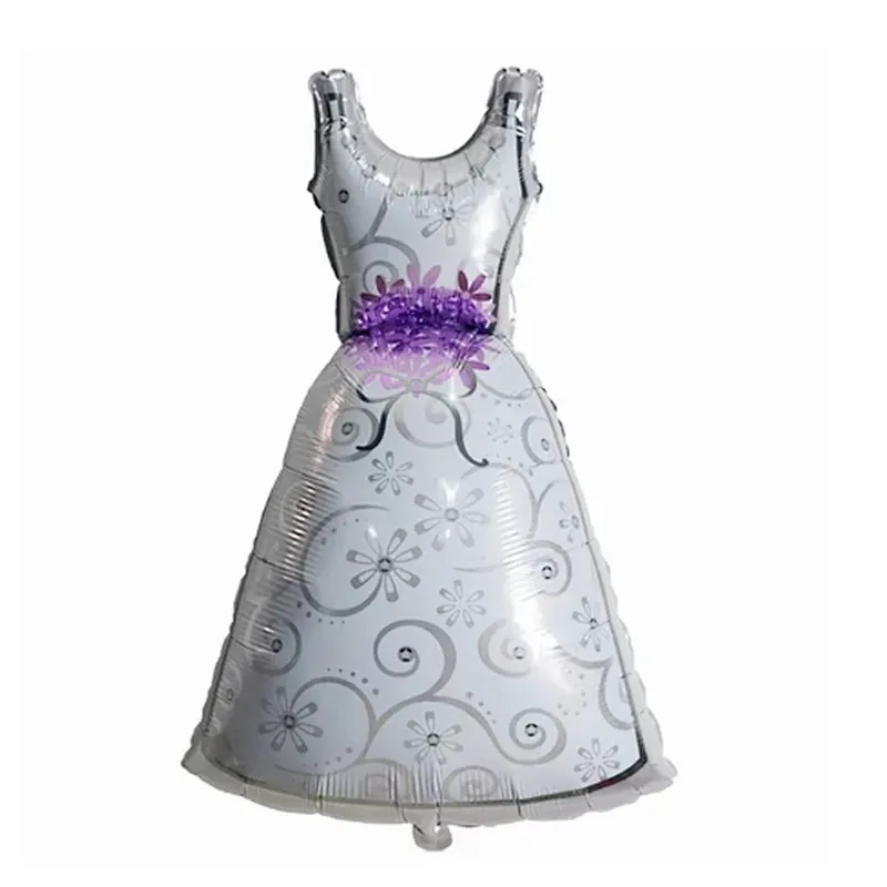Large Size Groom Bride Wedding Dress Foil Helium Balloons Valentine's Day Wedding Engagement Party Decoration Supplies