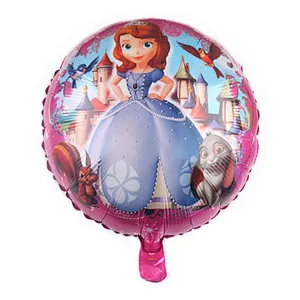 hot selling giant Sophia princess balloon Wholesale Party&Wedding Decor cartoon Foil Balloons for girls birthday party