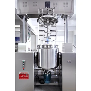 Intelligent PLC Control Cosmetic Vacuum Homogenizer Mixer Emulsifier