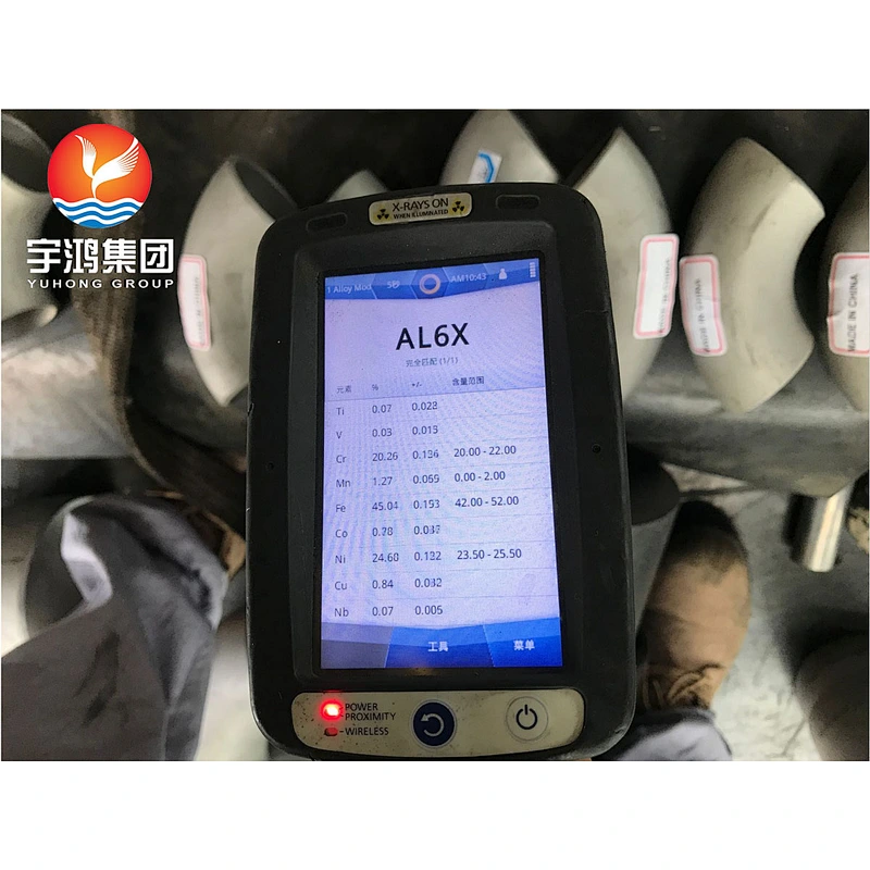 90 DEG. ELBOW LR ASTM B366 AL-6XN (NO8367) DIN 1.4501 BUTTWELDED FITTING