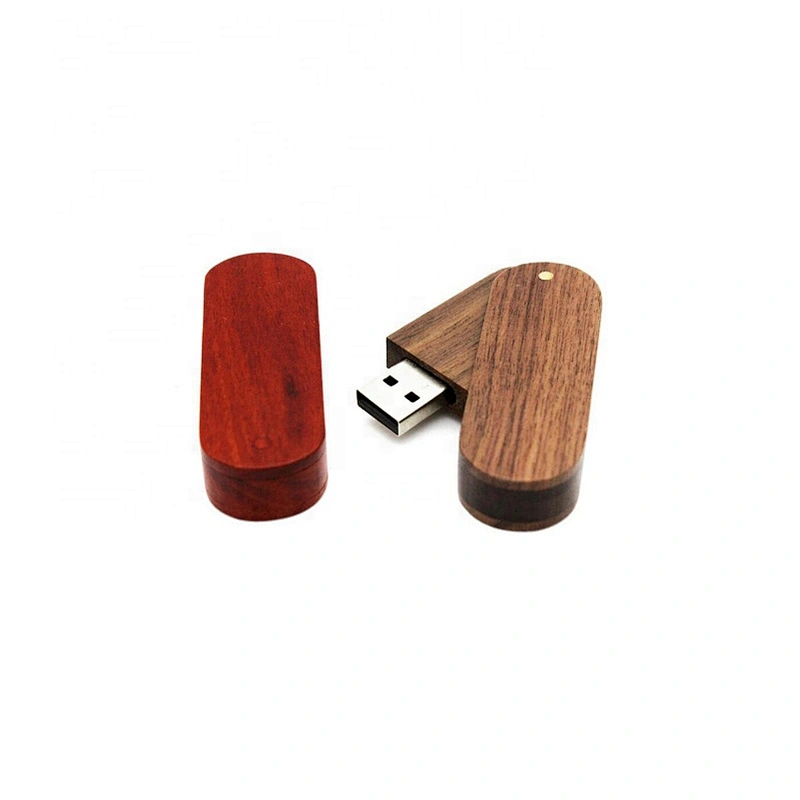 Ready Stock China Customized Wooden Memory Stick High Speed And Capacity Rotate Flash Drive
