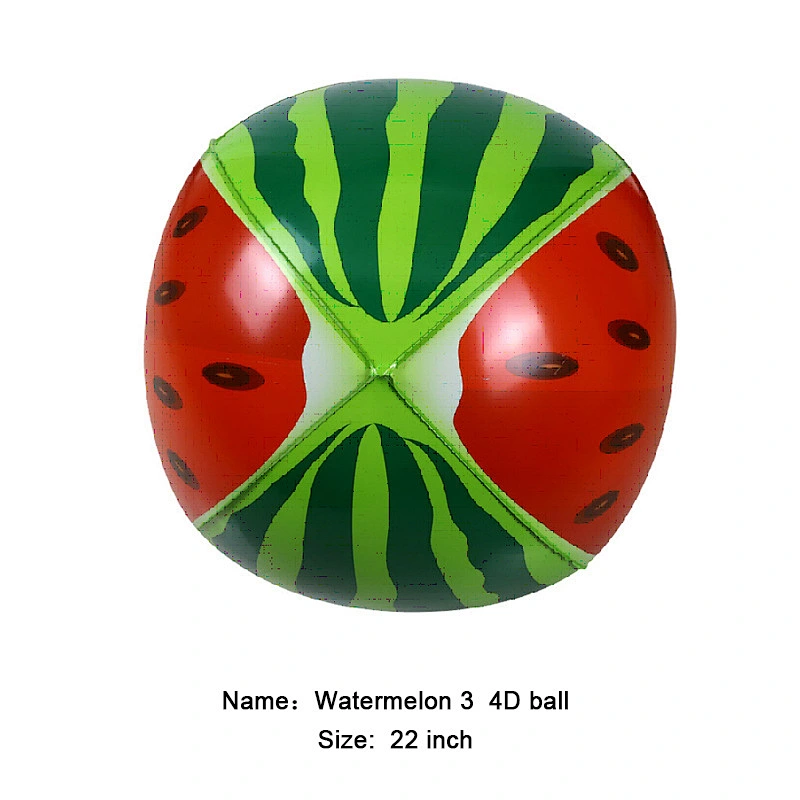 New Design 22 Inch 4D Watermelon Shaped Foil Balloon For Kids Toy Globos Birthday Party Decoration Balloons