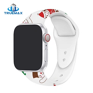 Hot Sale for Apple Watch Christmas Silicone Watch Band