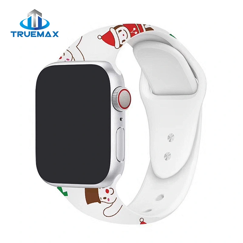 Hot Sale for Apple Watch Christmas Silicone Watch Band