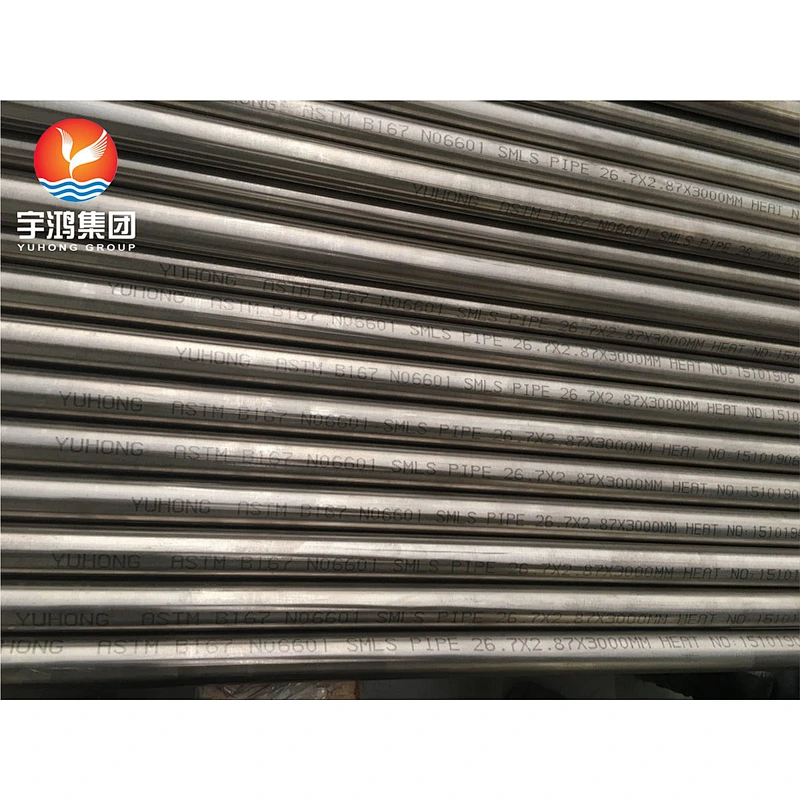 ASTM B167 Inconel 601 (NO6601) DIN 2.4851 SMLS PIPE