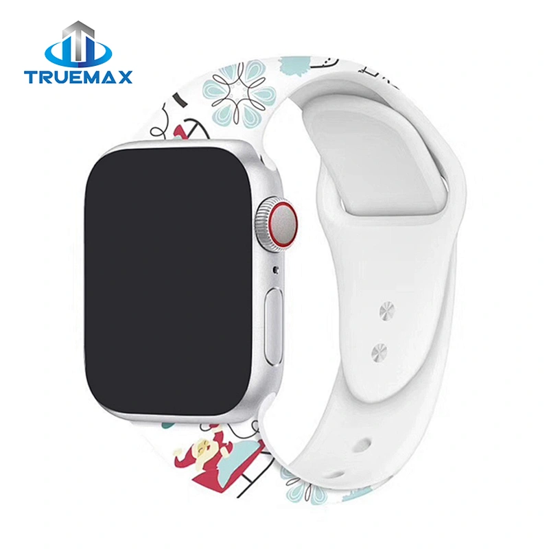 Hot Sale for Apple Watch Christmas Silicone Watch Band