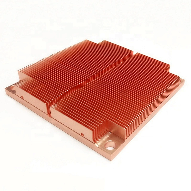 New factory customized skiving copper material heatsink