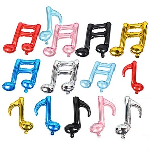 High quality inflatable Musical note foil balloon for concert party decoration