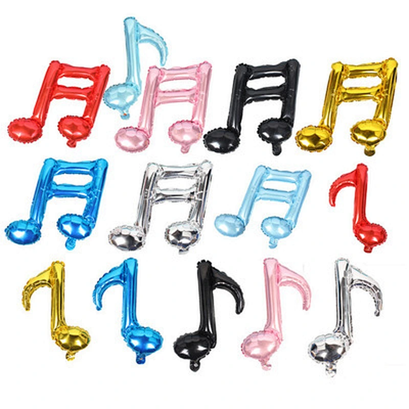 High quality inflatable Musical note foil balloon for concert party decoration
