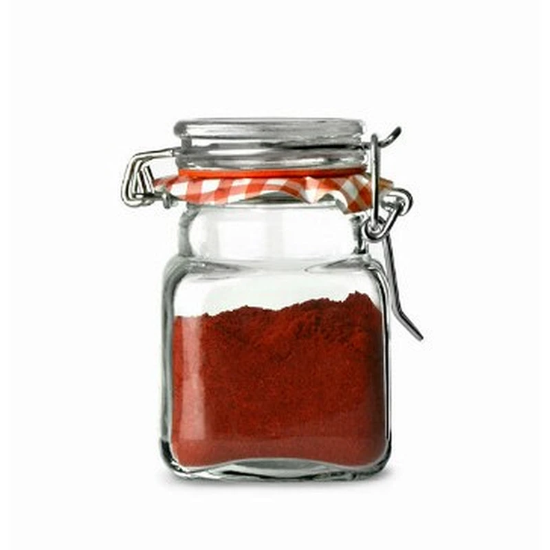 Good reputation storage clear clip top glass jar with lid for goose liver food wholesale