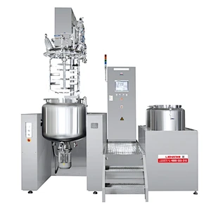 Intelligent PLC Control Cosmetic Vacuum Homogenizer Mixer Emulsifier