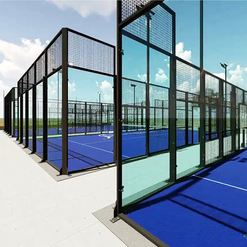 13,52 mm klart dobbelt herdet lamellglass padelbane