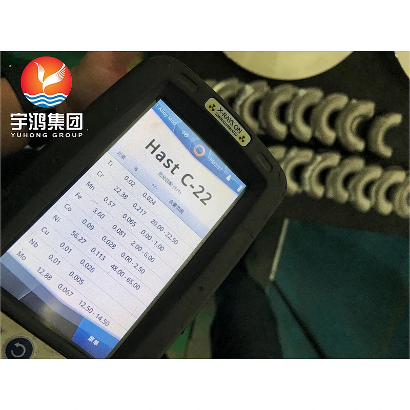 180 DEG. ELBOW ASTM B366 C-22 DIN 1.4501 B16.9 BUTT WELD FITTING