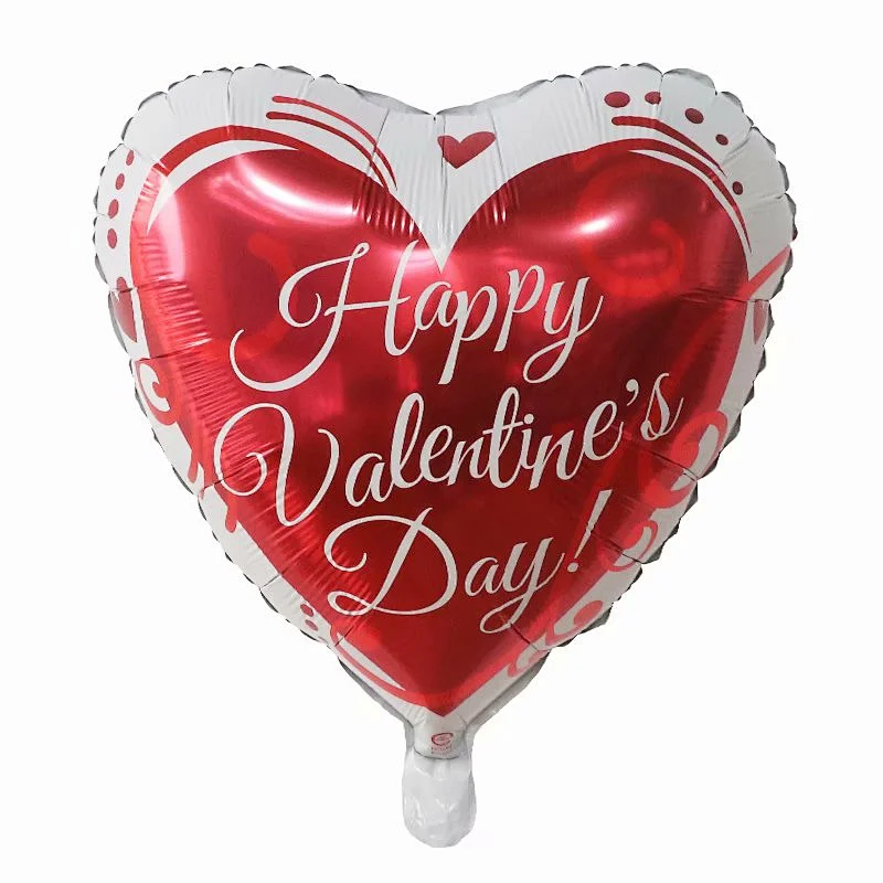 Hot Sales 18 Inch Heart Shaped Valentine's Day Love Helium Foil Balloons For  Wedding Party Decorations Balloons