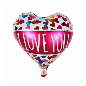 10pcs Love Heart Wedding Balloons Valentines Day Anniversary Party Decoration Inflatable I Love You Helium Balloon Gift Globos